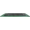 EXIT Dynamic ground level trampoline 305x519cm with Freezone safety tiles - juodas