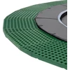 EXIT Dynamic ground level trampoline ø427cm with Freezone safety tiles - juodas