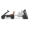 EXIT Foxy Pedal Go-Kart with Trailer - Espresso Juodas