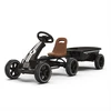 EXIT Foxy Pedal Go-Kart with Trailer - Espresso Juodas