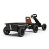 EXIT Foxy Pedal Go-Kart with Trailer - Espresso Juodas