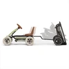 EXIT Foxy Pedal Go-Kart with Trailer - Retro Žalias