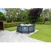 EXIT Juodas Leather pool ø360x122cm with sand filter pump - juodas