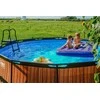 EXIT Juodas Leather pool ø427x122cm with sand filter pump - juodas