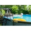 EXIT Juodas Leather pool ø488x122cm with filter pump - juodas