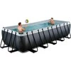 EXIT Juodas Leather pool 540x250x122cm with sand filter pump - juodas