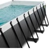 EXIT Juodas Leather pool 540x250x122cm with filter pump - juodas
