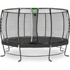 EXIT Lotus Premium trampoline ø427cm - juodas