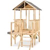EXIT Panorama 350 wooden playhouse with slide and mud kitchen