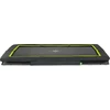 EXIT Silhouette ground sports trampoline 214x305cm - juodas