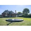 EXIT Silhouette ground sports trampoline ø305cm - juodas