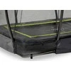 EXIT Silhouette ground trampoline 153x214cm with safety net - juodas