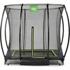 EXIT Silhouette ground trampoline 153x214cm with safety net - juodas