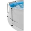 EXIT Soft Pilkas baseinas ø360x76cm su filtruojančiu siurbliu ir kupolu - pilkas