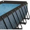 EXIT Stone pool 400x200x122cm with sand filter pump - pilkas