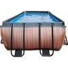 EXIT Wood pool 400x200x122cm with sand filter pump - ruda