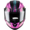 Apverčiamas motociklininko šalmas W-TEC Pezzon Magenta