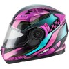Apverčiamas motociklininko šalmas W-TEC Pezzon Magenta