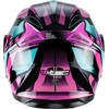Apverčiamas motociklininko šalmas W-TEC Pezzon Magenta