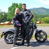 Apverčiamas motociklininko šalmas W-TEC Pezzon Magenta