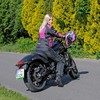 Apverčiamas motociklininko šalmas W-TEC Pezzon Magenta
