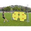 Mobilūs futbolo vartai + atmušimo sienelė Spartan 290x165x90cm