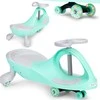 Gravity ride vaikiška transporto priemonė LED ratai žalia ECOTOYS