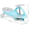 Gravity ride vaikiškos transporto priemonės ratai LED mėlyni ECOTOYS