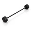 Guminė štanga tiesi, 25 kg, juoda, kilimėlis - Marbo Sport