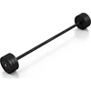 Gumuotas tiesus štangos grifas 25 kg, matinis juodas – Marbo Sport