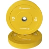 Guminis svorio diskas inSPORTline Bumper Plate Go 15 kg 50 mm