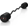 Guminuota lenkta štanga 50 kg, matinė juoda - Marbo Sport