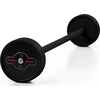 Gumuotas tiesus štangos grifas 15 kg, matinis juodas - Marbo Sport