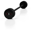 Gumuota tiesi štanga 30 kg, juodas kilimėlis - Marbo Sport