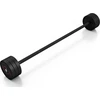 Gumuotas tiesus štangos grifas 30 kg, matinis juodas – Marbo Sport