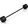 Guminis tiesus štangos grifas 35 kg, matinis juodas - Marbo Sport