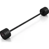 Gumuotas tiesus štangos grifas 40 kg, matinis juodas - Marbo Sport