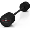 Gumuotas tiesus štangos grifas 50 kg, matinis juodas - Marbo Sport