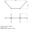 Hamakas (stovas) mažas MO-010 - Marbo Sport