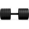 Gumuotas hantelis Marbo Sport, raudonas, 42,5kg