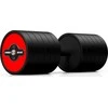 Gumuotas hantelis Marbo Sport, raudonas, 45 kg