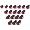 Gumuotas hantelis Marbo Sport, raudonas, 45 kg