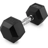HEX hantelis, gumuotas ketus, 10 kg - UpForm