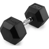 Guminis ketaus hantelis HEX, 22,5kg – UpForm