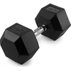 Guminuotas ketaus hantelis HEX 30 kg, UpForm