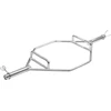 Hex Olympic Barbell inSPORTline Hexlif 140 cm / 50 mm – 21.8kg, 200 kg Capacity, with Collars