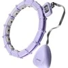 HHM14 HULA HOOP VIOLETINIS MAGNETINIS SU SVORIU + SKAITIKLIS HMS
