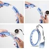 Mėlyna HHM15 HULA HOOP Mėlynas MAGNETIC WITH WEIGHT + COUNTER HMS