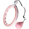 Rožinė HHM15 HULA HOOP Rožinis MAGNETIC WITH WEIGHT + COUNTER HMS