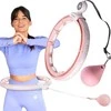 Rožinė HHM15 HULA HOOP Rožinis MAGNETIC WITH WEIGHT + COUNTER HMS